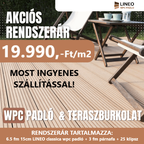 wpc padló rendszerár